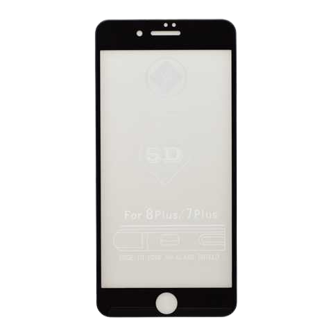 Захисне скло Iphone 7/8 Plus 5D Black